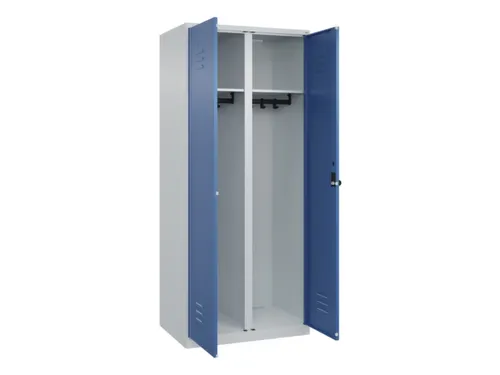 locker voor scheiding van kleding,HxBxD 1850x800x500mm,2vak