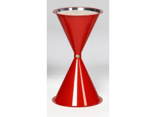 Staande Asbak Recyclebaar Kunststof Hxd 722x420mm Rood - 1
