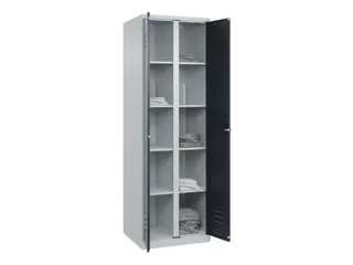 wasgoedverdeelkast,HxBxD 1850x600x500mm,vak B 300mm,draaigrendel - 3