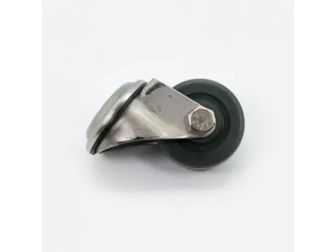 Inox Zwenkwielsteun CA410/343 51mm