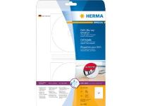 DVD-/Blu-ray-etiketten wit Ø 116 A4 LaserCopy 50 stuks