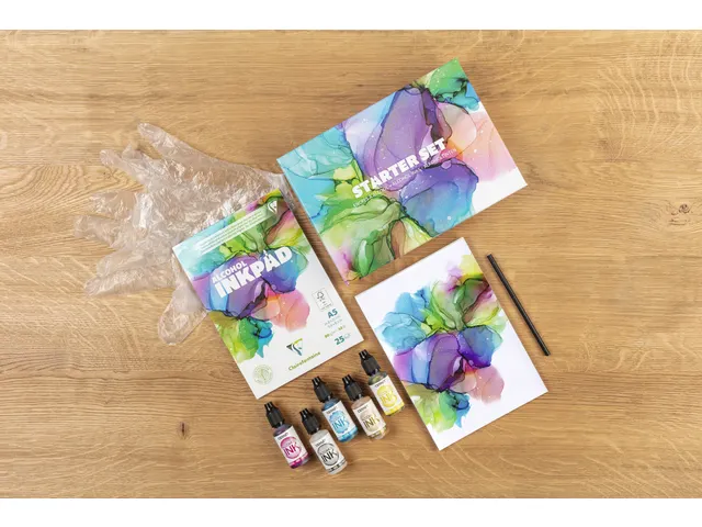 Encre à alcool Clairefontaine & Cenit set srater 8 pièces