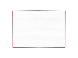 Notitieboek Bantex zwart/rood A4 lijn 70gr 96vel - 4