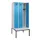 locker met bank,HxBxD 2120x900x815mm,3vak,vak B 300mm,cilinderslot