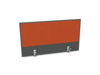 opzetpaneel bureau aanbouw achter MS-donkergrijs BN3012-oranje 1000mm - 1