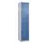 dubbeldekse locker,HxBxD 1850x400x500mm,1x2vak.,vak B 400mm