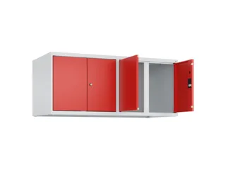 opzetkast,v. locker,4vak.,vak B 300mm,HxBxD 500x1200x500mm,vleugeldeur - 2