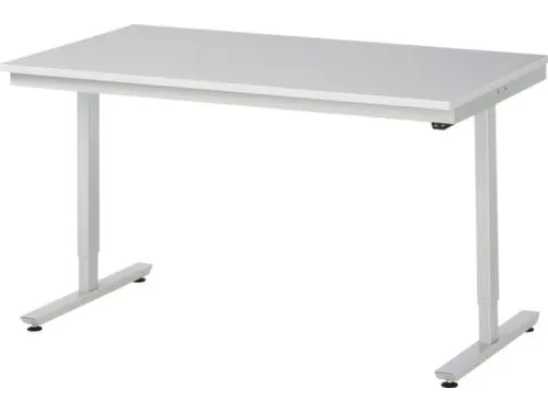 Werkbank elektrisch hoogte verstelbaar 720-1120x1500x800mm wit RAL7035