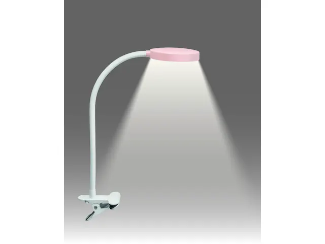 Bureaulamp CEP FLEX met klem 7W roze