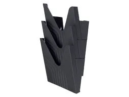 Folderhouder Avery 144-3 Zwart Wandfolderbakje A4 3 stuks