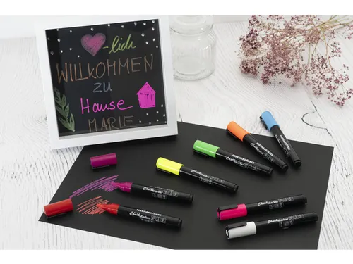 Krijtmarker Eberhard Faber set à 8 stuks