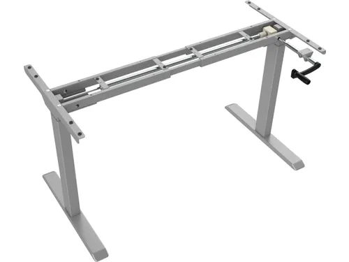 Verstelbaar Zit-Sta Bureau Frame Slinger Grijs 180Cm