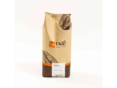 ACTIE OKE KOFFIE: 1x Special, 1x Deca, 1x Gourmet + gratis roerstaafje