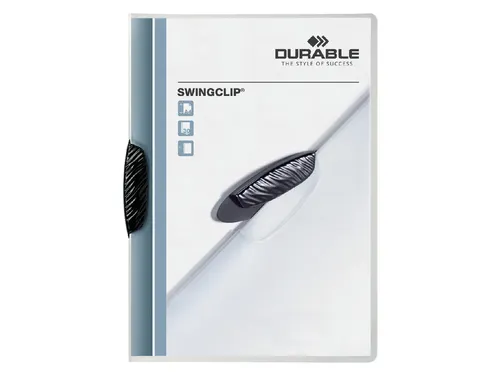 Klemmap Durable 2260 swingclip zwart 3mm A4