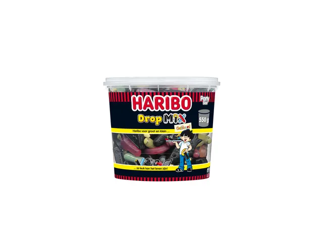 Drop Haribo mix gekleurd 550 gram