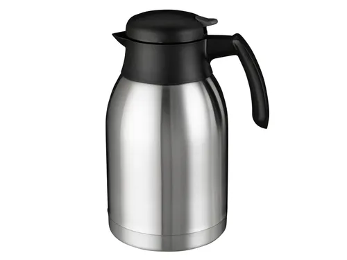 Thermoskan Bravilor dubbelwandig 2 liter RVS zwart