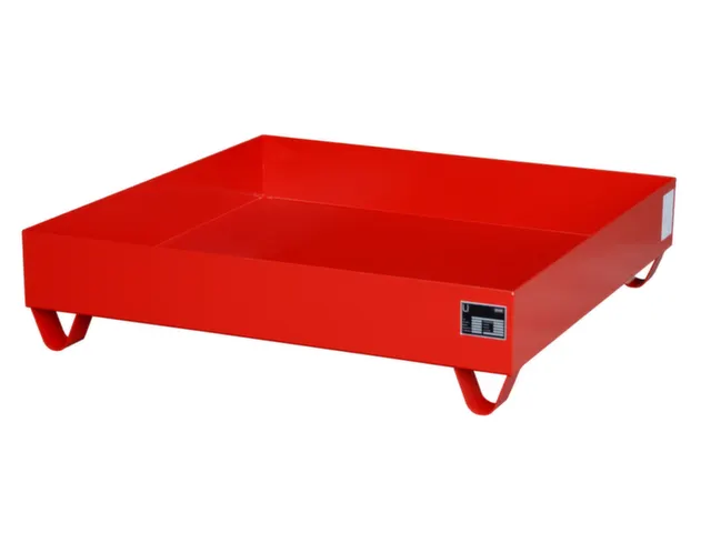 Systeem-Opvangbak 4x 200l Opvangvol. 230l 285x1200x 1200mm Ral 3000