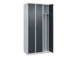 locker voor scheiding van kleding,HxBxD 1850x900x500mm,3vak - 2