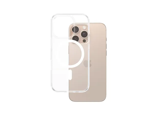 Coque rigide PanzerGlass MagSafe iPhone 16 Pro Max transparent/blanc