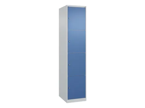 lockerkast,HxBxD 1850x400x500mm,1x4vakken,vak B 400mm,cil.-slot