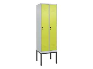locker,HxBxD 2120x600x500mm,2vak,vak B 300mm,draaigrendel - 1