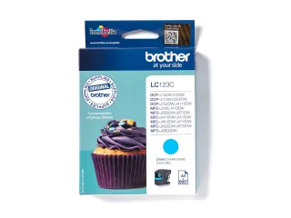 Inktcartridge Brother LC-123C blauw - 4