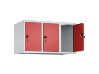 opzetkast,v. locker,3vak.,vak B 300mm,HxBxD 500x900x500mm,draaigrendel - 1