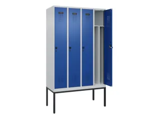 locker voor scheiding van kleding,HxBxD 2120x1200x500mm,4vak - 1