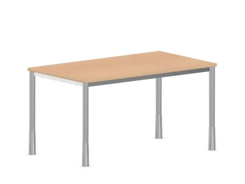 In hoogte verstelbaar bureau,HxBxD 720-840x1400x800mm,NE-esdoorn