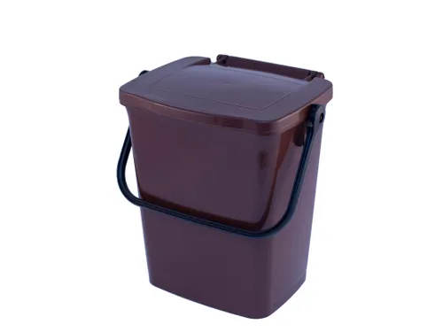 Afvalemmer Minimax Rechthoekig 7 Liter Bruin