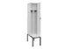 locker met bank,voor scheiding van kleding,HxBxD 2120x400x815mm,1vak