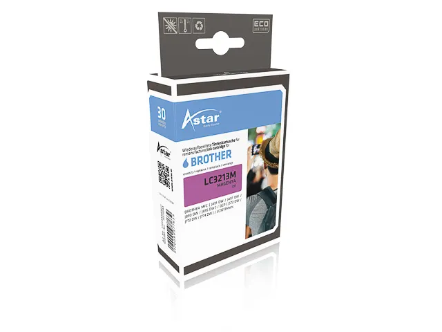 Astar Brother LC3213M DCPJ/MFCJ Inkt Magenta Rebuilt 400 pagina's