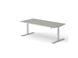 Elektrisch ihv bureau HxBxD 640-1300x2000x1000mm blad grijs