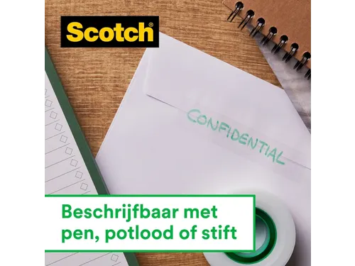 Plakbandhouder Scotch C31 hond + 1rol 19mmx7.5m
