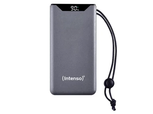 F10000 Powerbank 10.000 mAh Li-Po Display PD en QC 3.0 grijs