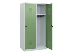 schoollocker,HxBxD 1530x800x500mm,2vak,vak B 400mm,draaigrendel