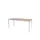 Domino Basic Tafel Vaste Hoogte 1800x800mm Hav/Kers 25mm Alu 4-Poots