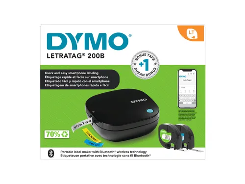 Dymo LetraTag 200B Bluetooth Labelprinter 12mm Draagbaar