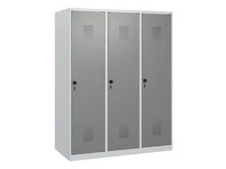 schoollocker,HxBxD 1530x1200x500mm,3vak,vak B 400mm,draaigrendel - 2
