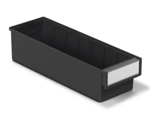 ESD-stellingbak,HxBxD 100x132x400mm,PP,zwart