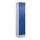 Z-garderobekast,HxBxD 1950x400x500mm,vak B 200/400mm,cil.-slot,voeten