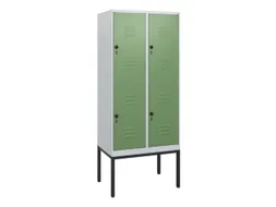 dubbeldekse locker,HxBxD 1950x800x500mm,2x2vak.,vak B 400mm
