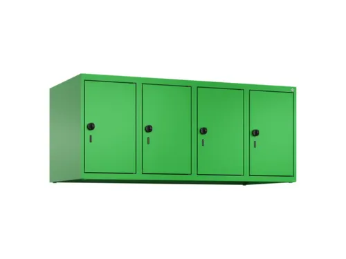opzetkast,v. locker,4vak.,vak B 300mm,HxBxD 500x1200x500mm