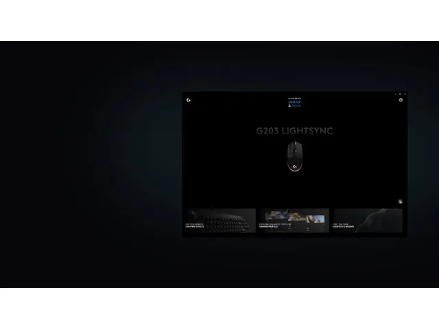 G203 Gaming muis zwart