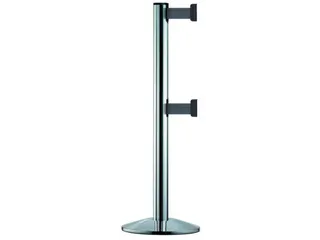 Afzetsysteem Chroom 3.7m 1000x70mm 2 Afzetbanden Bandkleur Donkerblauw - 1