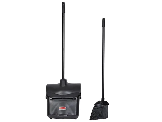 Handveger Rubbermaid Executive Lobby Bezem met lange steel zwart