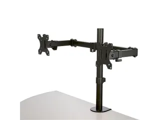 Monitorarm 2 Schermen tot 32 inch Zwart - 1