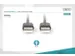USB 2.0-aansluitkabel type A mannelijk/mannelijk 1m USB 2.0-compatibel