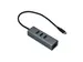 i-tec USB-C Metal HUB 3-poorts + Gigabit ethernet adapter