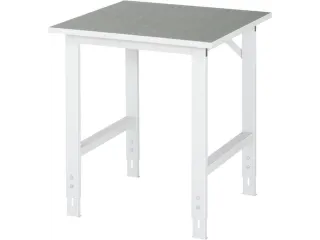 werkbank,HxBxD 760-1080x750x800mm,houtblad,m. linoleumlaag - 2